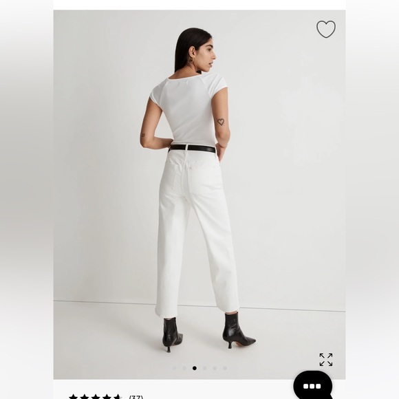 Madewell White Jeans - Picture 2 of 6
